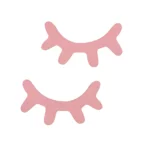 Ξύλινες διακοσμητικές ροζ βλεφαρίδες